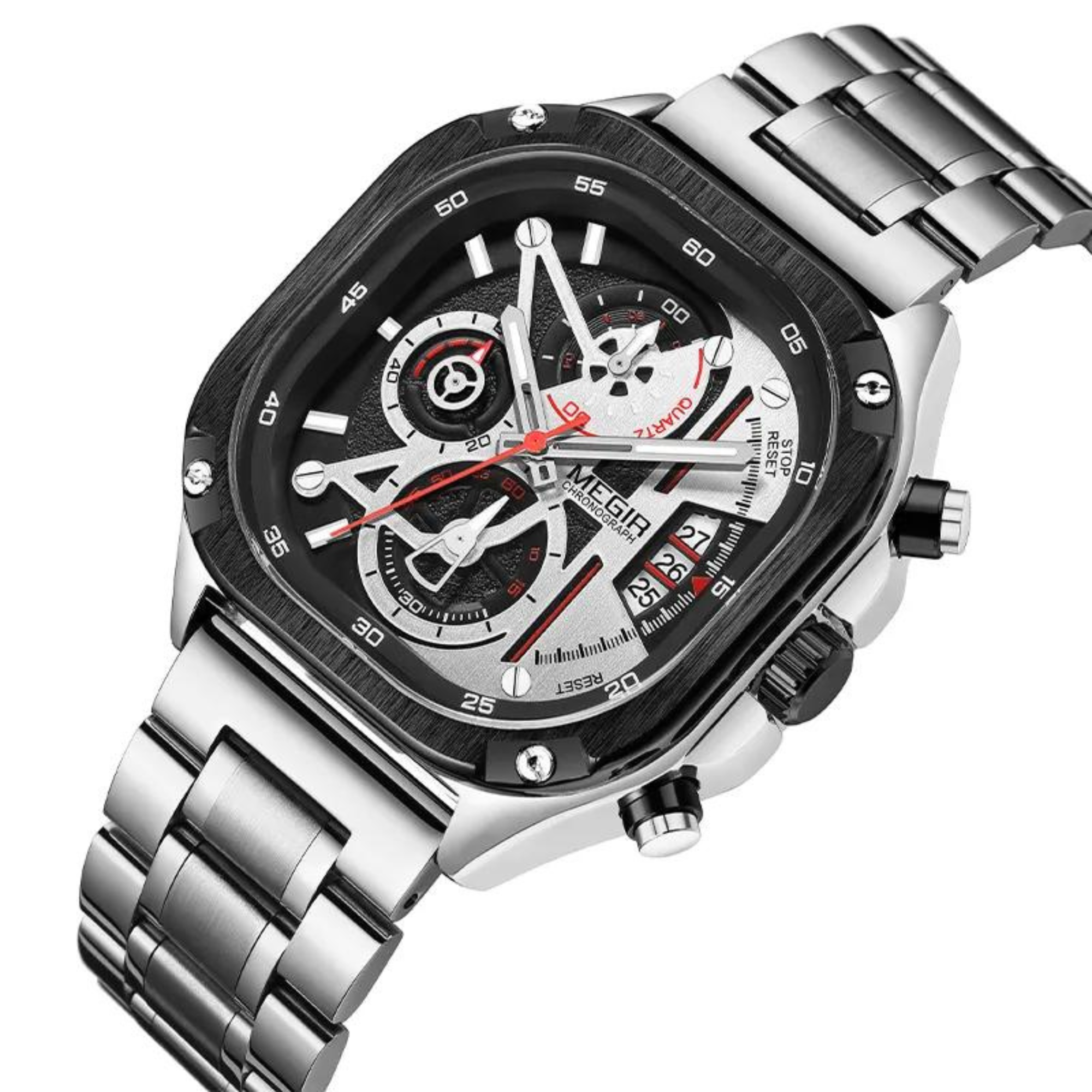 Manike MEGIR 2217 Analog Quarz Uhr Manike MEGIR 2217 Analog Quarz Uhr